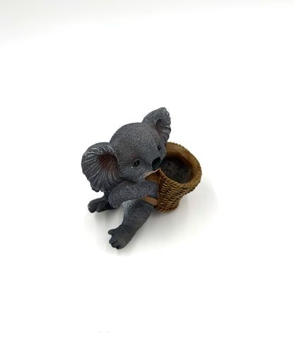 koala Hanging with Storage Basket