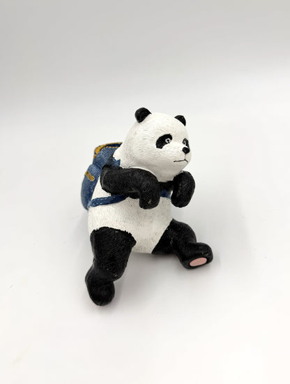Panda Bear Hanging with Storage Basket