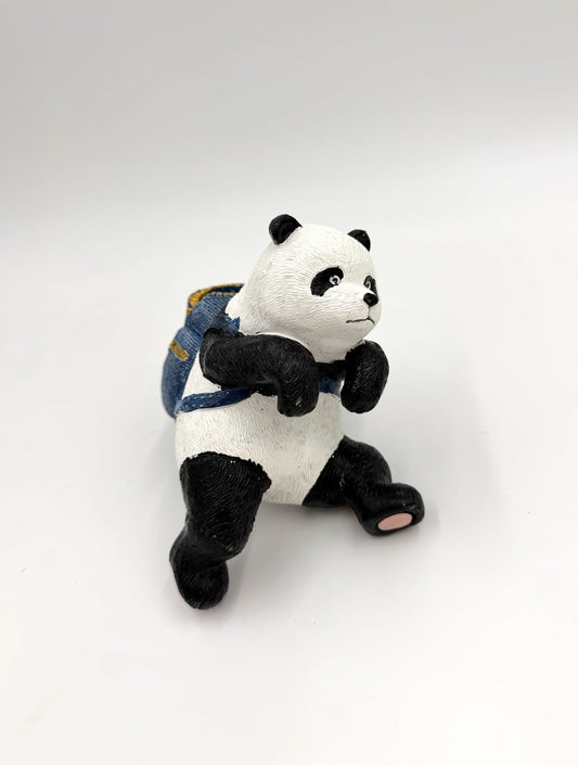Panda Bear Hanging with Storage Basket