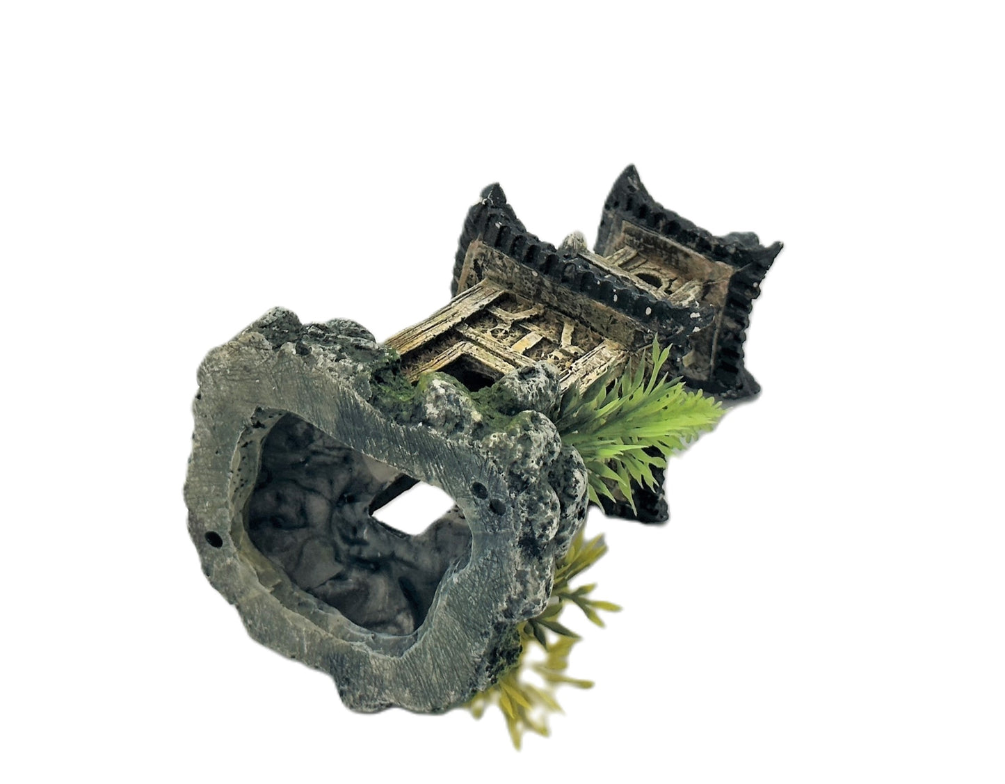 Temple Asian Castle Tank Decor