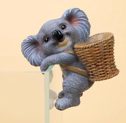 koala Hanging with Storage Basket