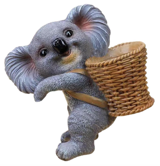 koala Hanging with Storage Basket
