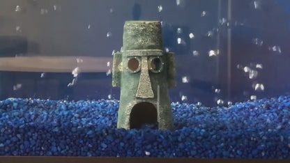 Squidward Home Tank Decor